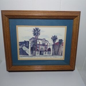 Art Print Michael Kent The Golden Bear Huntington Beach California 1982 Signed